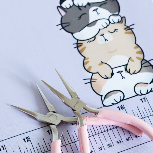 The Kitty Stack Jewelry Mat - Lilac