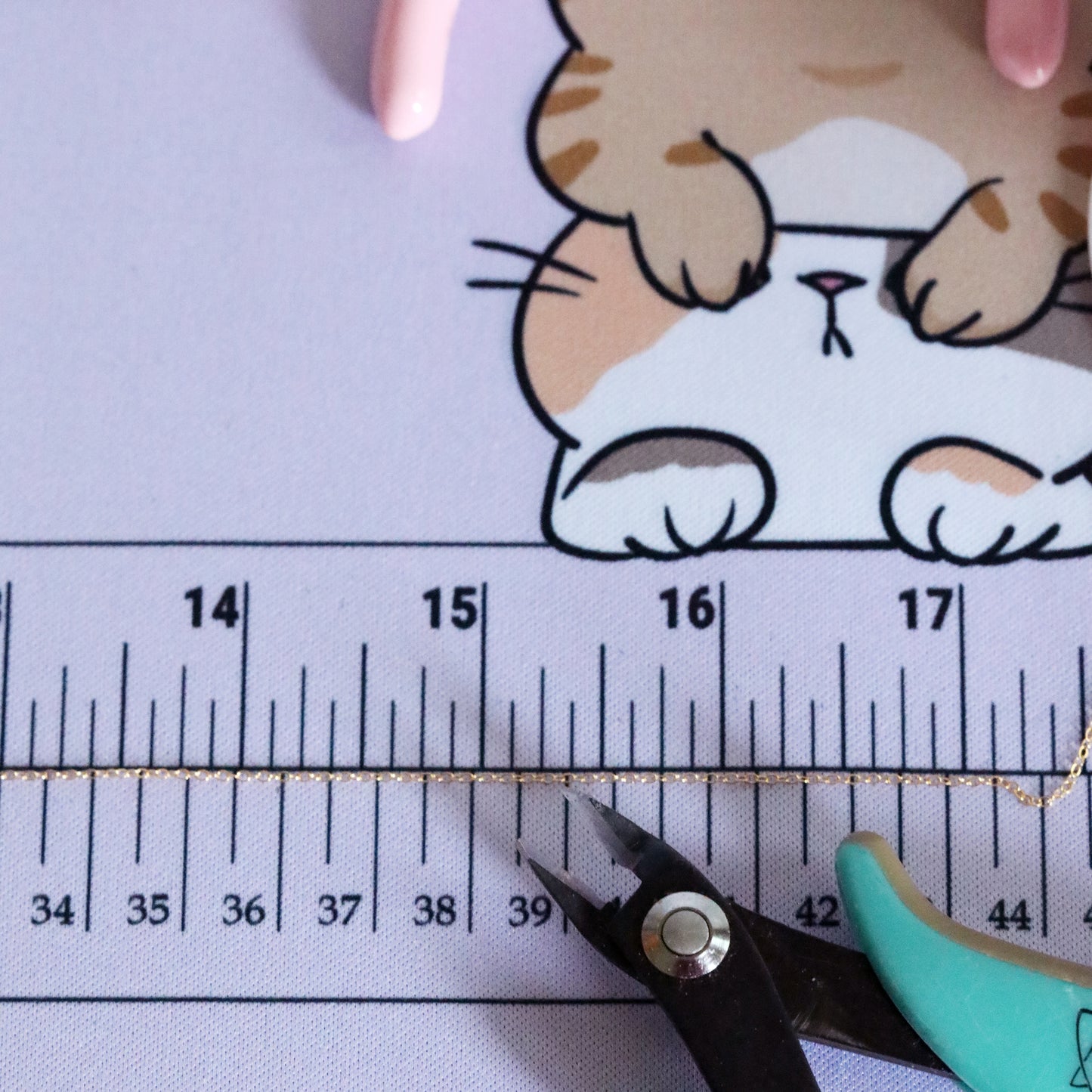 The Kitty Stack Jewelry Mat - Lilac