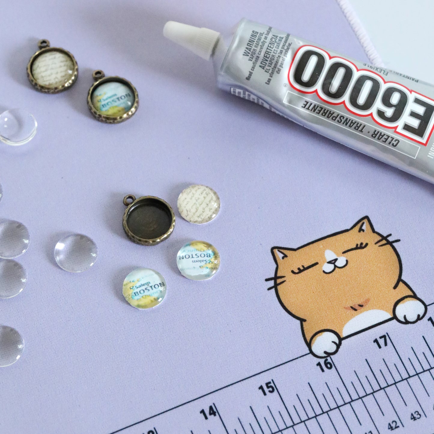 The Bestest Friend Jewelry Mat - Lilac