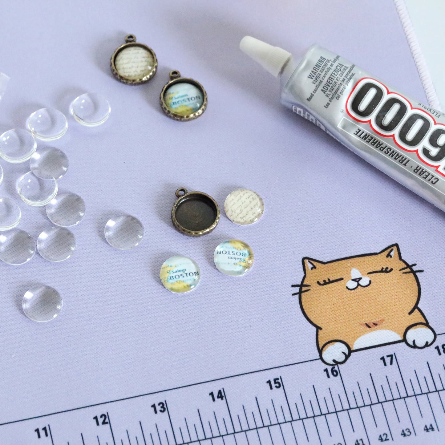 The Bestest Friend Jewelry Mat - Lilac