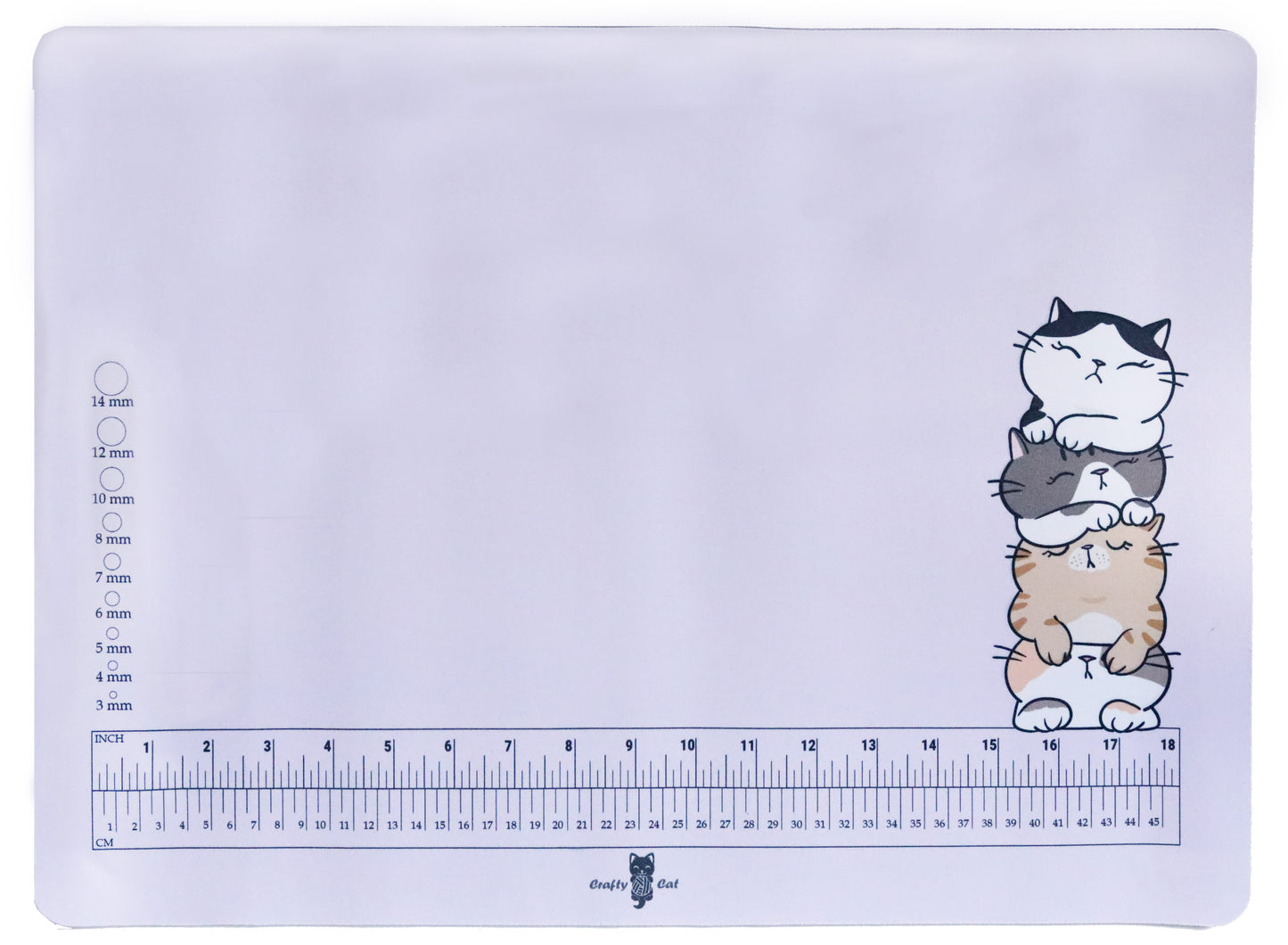 The Kitty Stack Jewelry Mat - Lilac